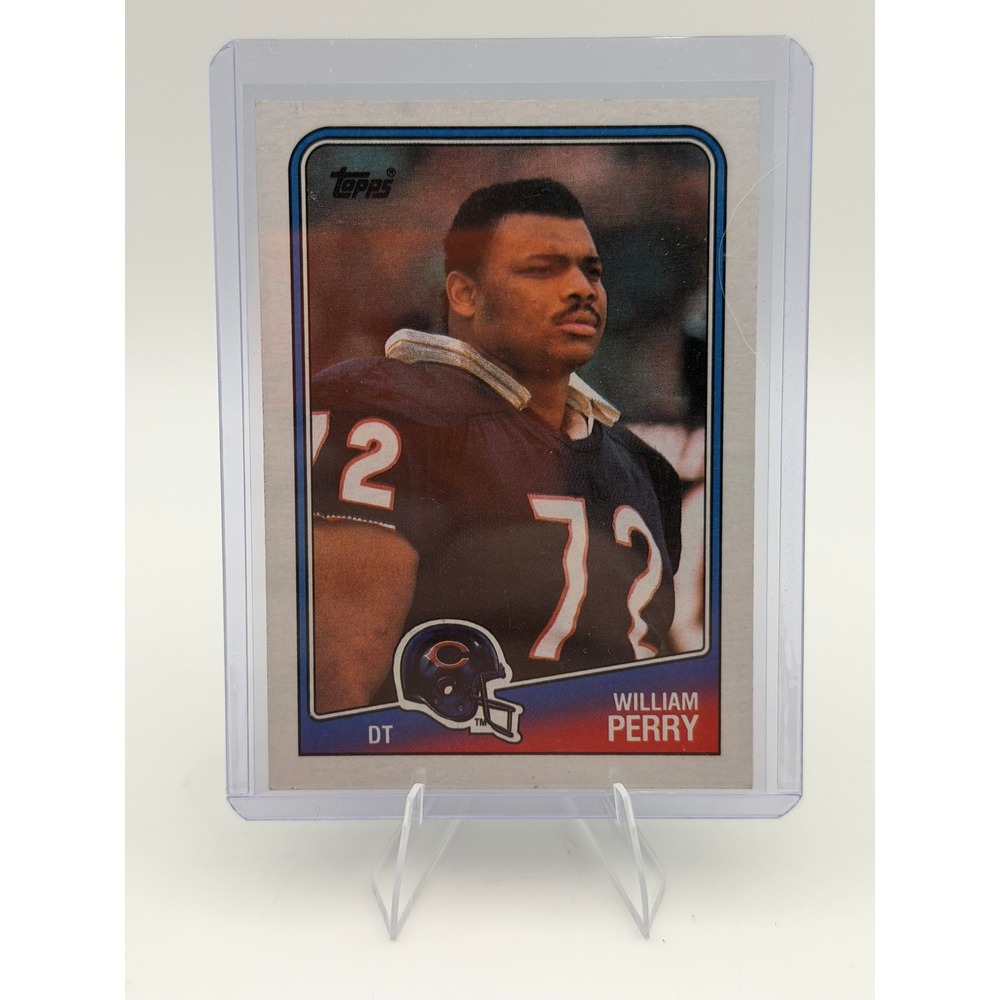 1988 Topps William Perry Chicago Bears #79 DT The Refrigerator NFL Card